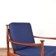 Fauteuil de salon danois du milieu du siècle, années 1960.