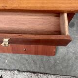 Pair of bedside tables, end of vintage sofa, old 1950