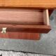 Pair of bedside tables, end of vintage sofa, old 1950