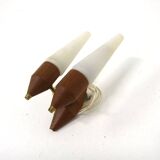 Scandinavian teak wall lamp, Sweden, 1950