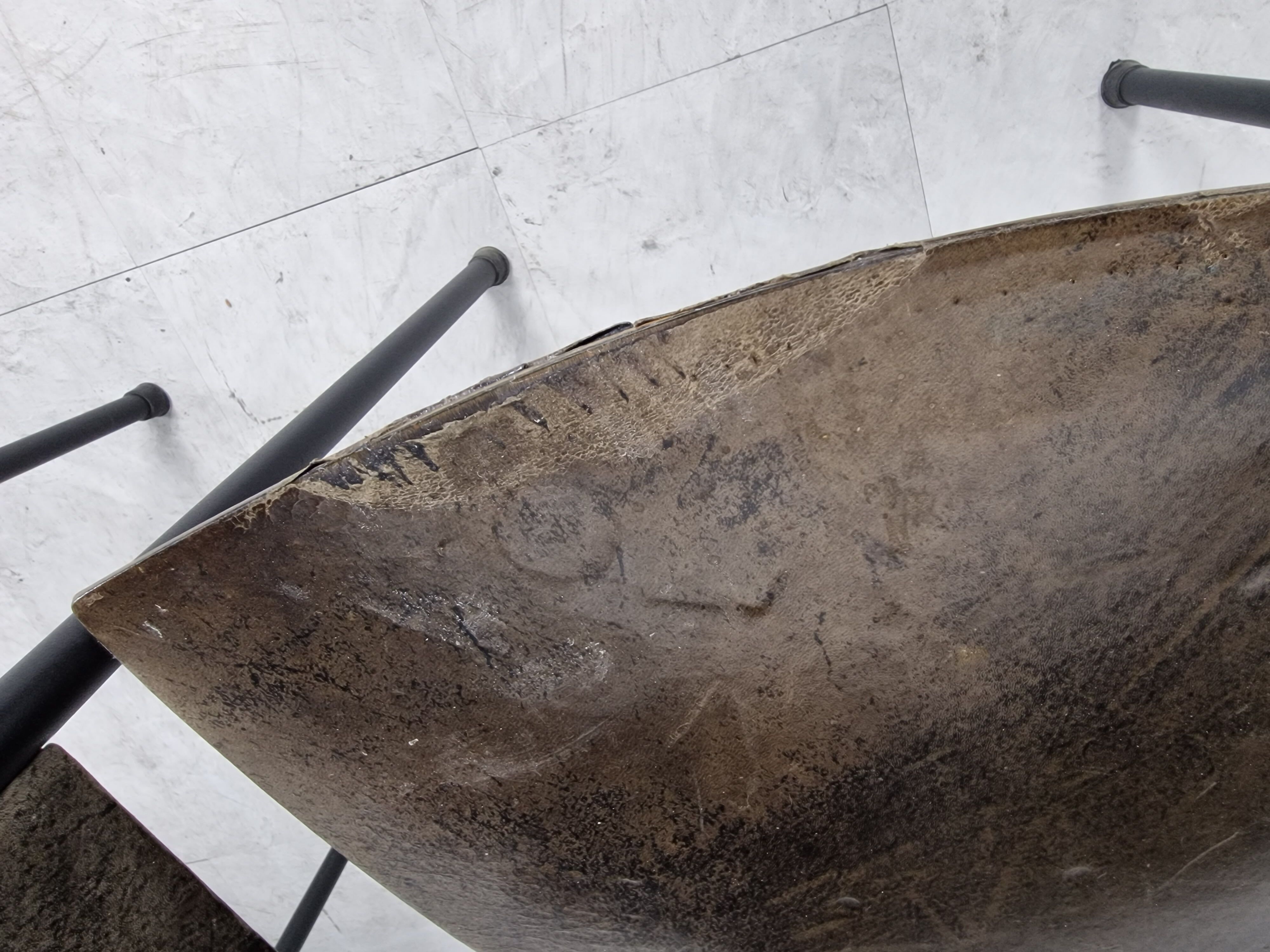 Vintage tripod armchairs, 1970s