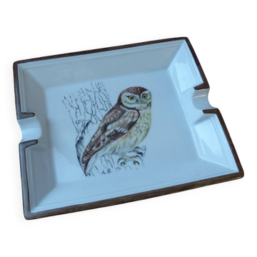 Ceramic Pocket Bowl Storage Decor Bird Owl Hand-Painted