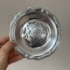 Silver-plated shell butter dish