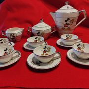 Service à café Mickey et Minnie art déco 1928