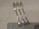 3 silver-plated fish knives by Christofle Marly, 19.8cm