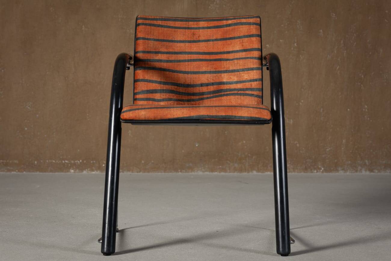 Vintage A 320 Armchair by Wulf Schneider & Ulrich Boehme for Thonet 1980s in Polarity Velvet (set of 3)