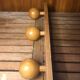 Old Wall Coat Rack x3 Vintage Wood #A416