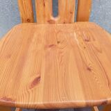 Set of 4 80s pine chairs