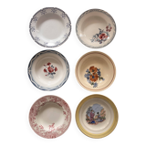 Mismatched antique plates