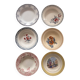 Mismatched antique plates