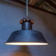 Lampe d'usine en émail