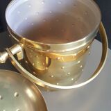 Seau a glace design en laiton couleur or brillant