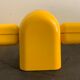 Italian space age mirror and towel rack, design Makio Hasuike for Gedy, 1970