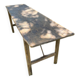 Table pliante ancienne en bois