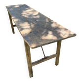 Antique wooden folding table