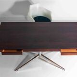 Bureau exécutif en palissandre par Florence Knoll, années 1970