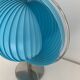 Vintage 1980s Kare Moon blue design lamp - 37 cm