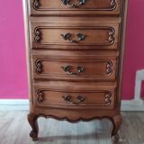 Vintage wooden chest of drawers storage unit