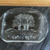 Beurrier en verre
