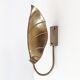 Vintage leaf wall lamp 1970