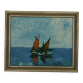 « Bateaux en mer » de Carl Carlsson