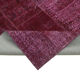 Tapis turc contemporain tissé à la main 199 cm x 300 cm tapis patchwork rouge