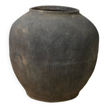 Shantou – Grand pot ancien chinois en terre cuite n°10