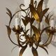 Golden palm leaf lustre 1970s