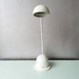Lampe de bureau en métal blanc 80s Vrieland