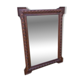 Miroir ancien en bois sculpté