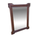 Antique carved wooden mirror