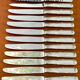 Christofle Malmaison, 12 cheese dessert knives 19.5 cm