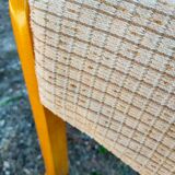 6 chairs in beech and fabrics, very good condition