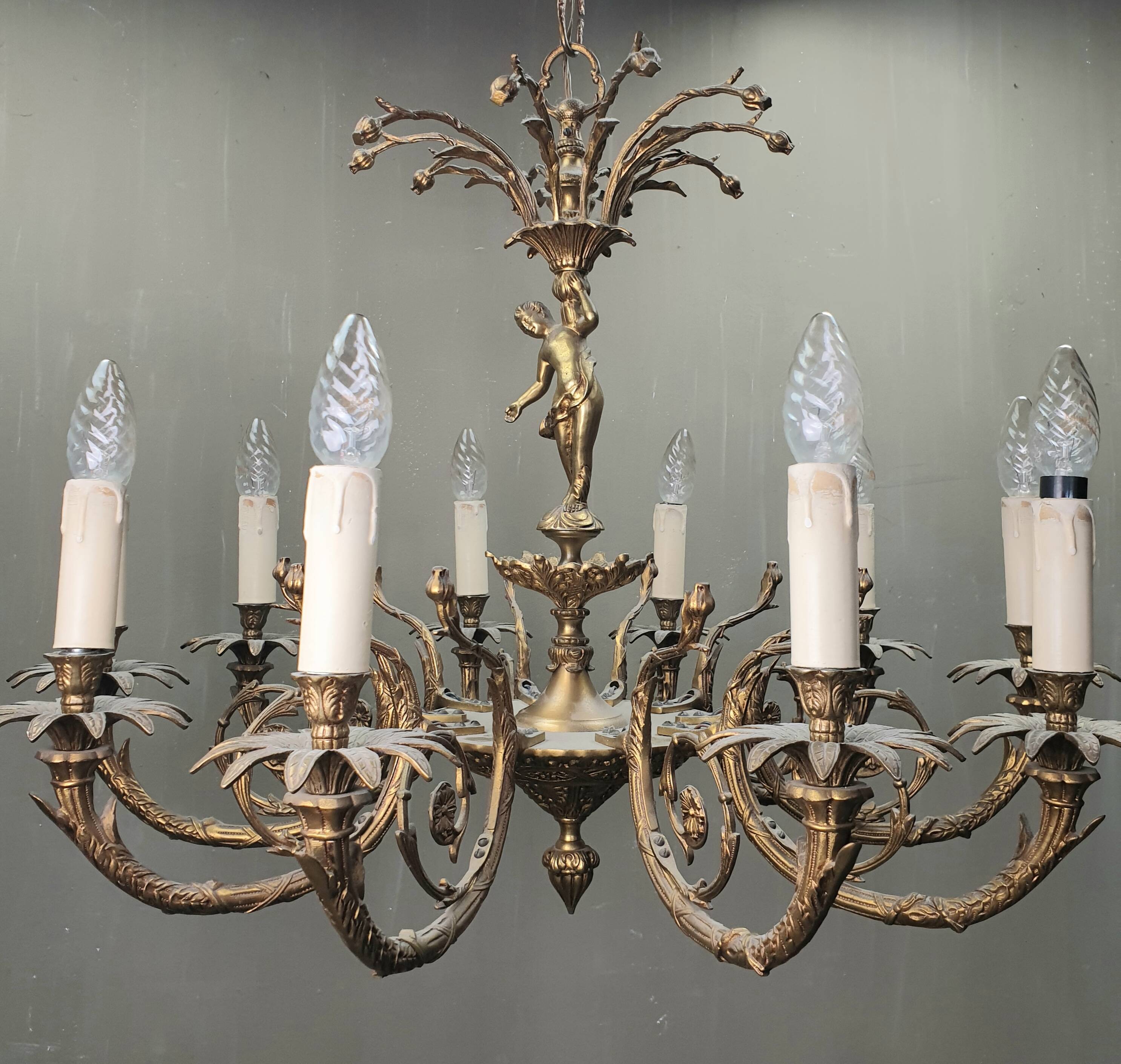 Vintage candlestick Louis XV style