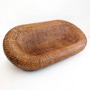 Canapé œuf en rotin tissé par Habitat, années 1970