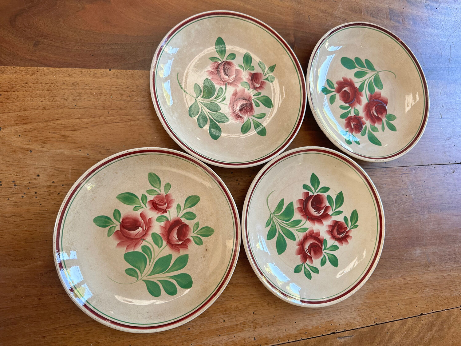 Vintage plates The roses 1920