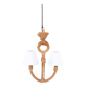 Audoux & Minet - vintage anchor rope chandelier - France circa 1950