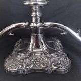 Candlestick in silver metal