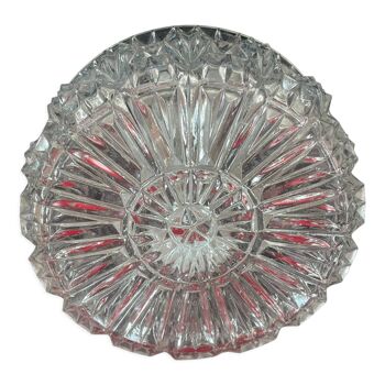 Plafonnier en verre type holophane