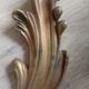 Pair of original antique bronze wall sconces.