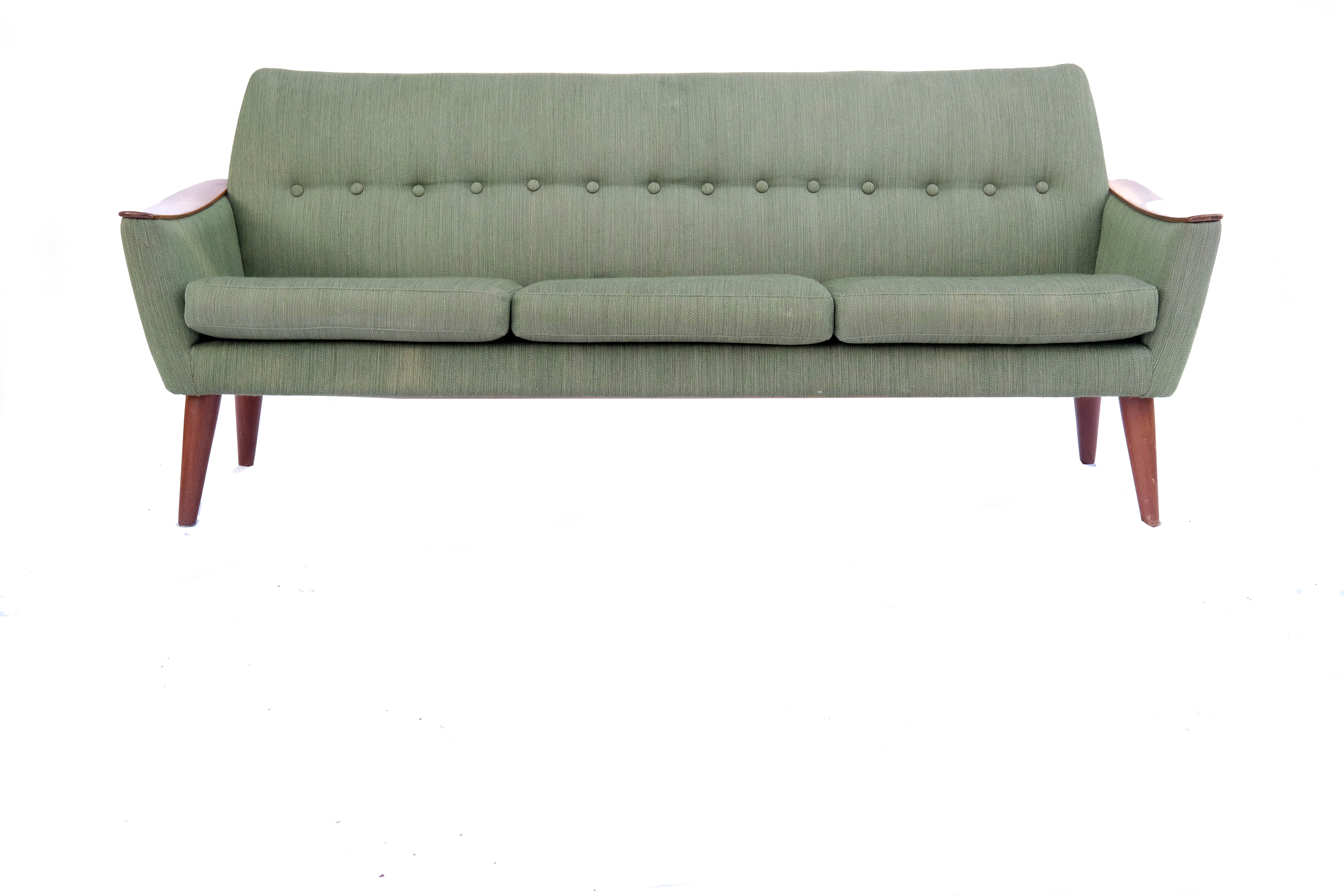 living room set,  norway 1960's, set of 2 armchairs & sofa