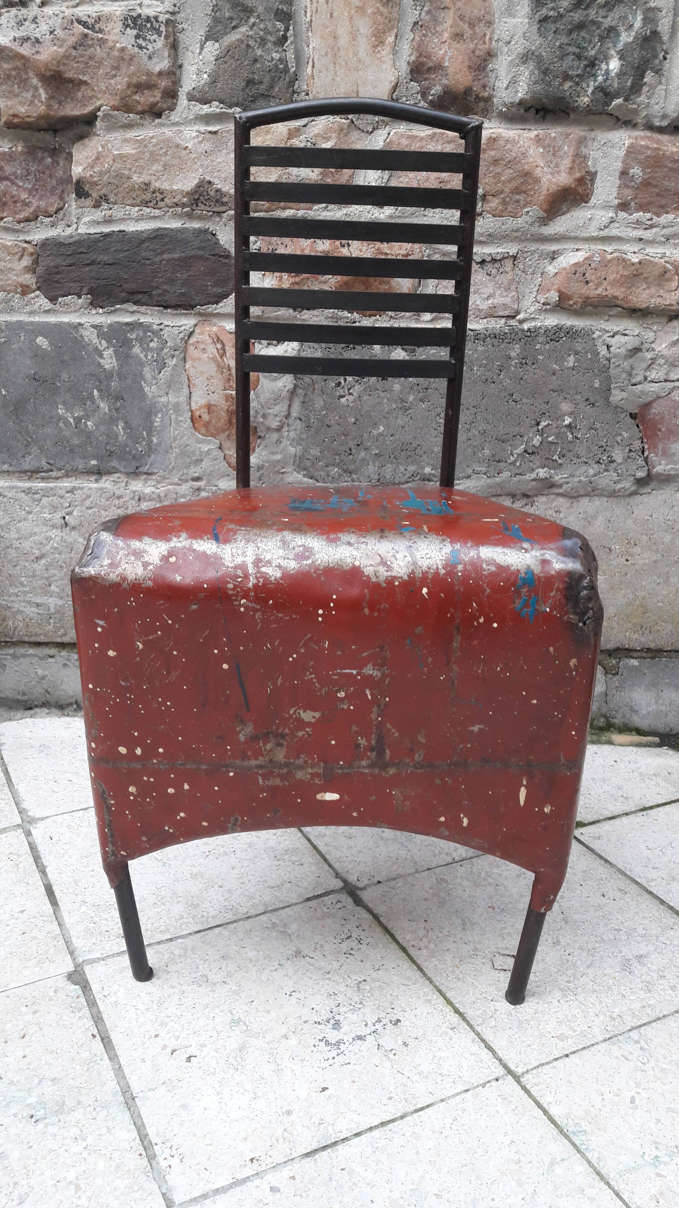 Model chair "tubab fatou" numbered and signed by designer Sari Anttonen
