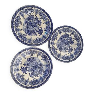 Lot 3 plates english style