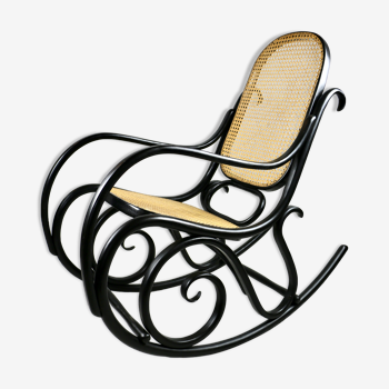 Vintage black rocking chair