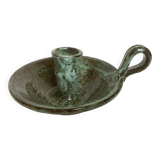 Cellar rat candle holder ceramic van gompel