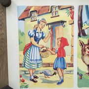 Affiche scolaire "Le petit chaperon rouge I"