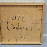 Peinture expressionniste suédoise, Olle Lindgren, 1976