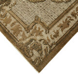 Hand-knotted vintage oriental 1980s 174 x 292 cm brown rug