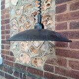 Scandinavian pendant light in perforated sheet metal