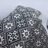 Navy blue design cushion
